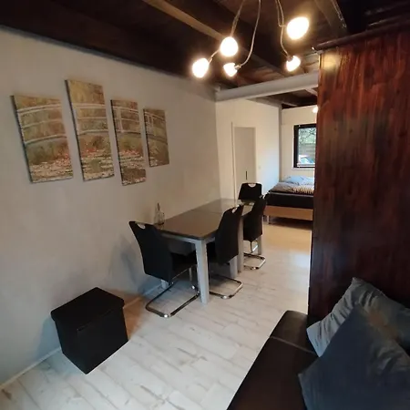 Appartement Blaues Haus - Kleinere Doppelhaushaelfte In Stadtkernnaehe Mit Traumhaftem Bad Und Kueche *
