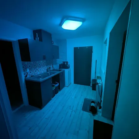 Blaues Haus - Kleinere Doppelhaushaelfte In Stadtkernnaehe Mit Traumhaftem Bad Und Kueche Appartement