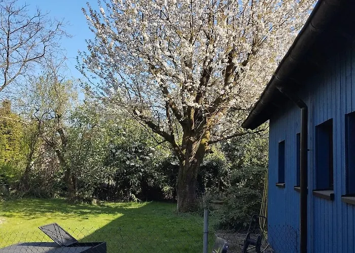 Blaues Haus - Kleinere Doppelhaushaelfte In Stadtkernnaehe Mit Traumhaftem Bad Und Kueche 公寓